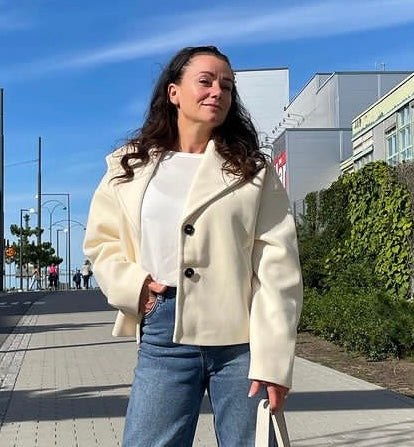 NMHALSTON Jacket - Pearled Ivory