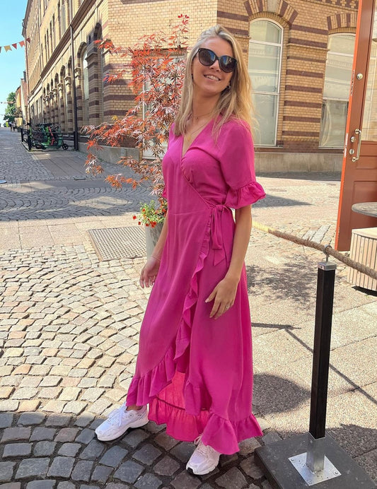VMSAKO long Dress - Phlox Pink